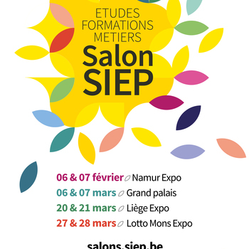 La saison des Salons SIEP Etudes-Formations-Métiers bat son plein : récapitulatif des lieux et dates